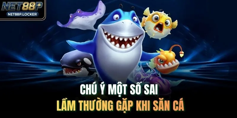Chú ý một số sai lầm thường gặp khi săn cá